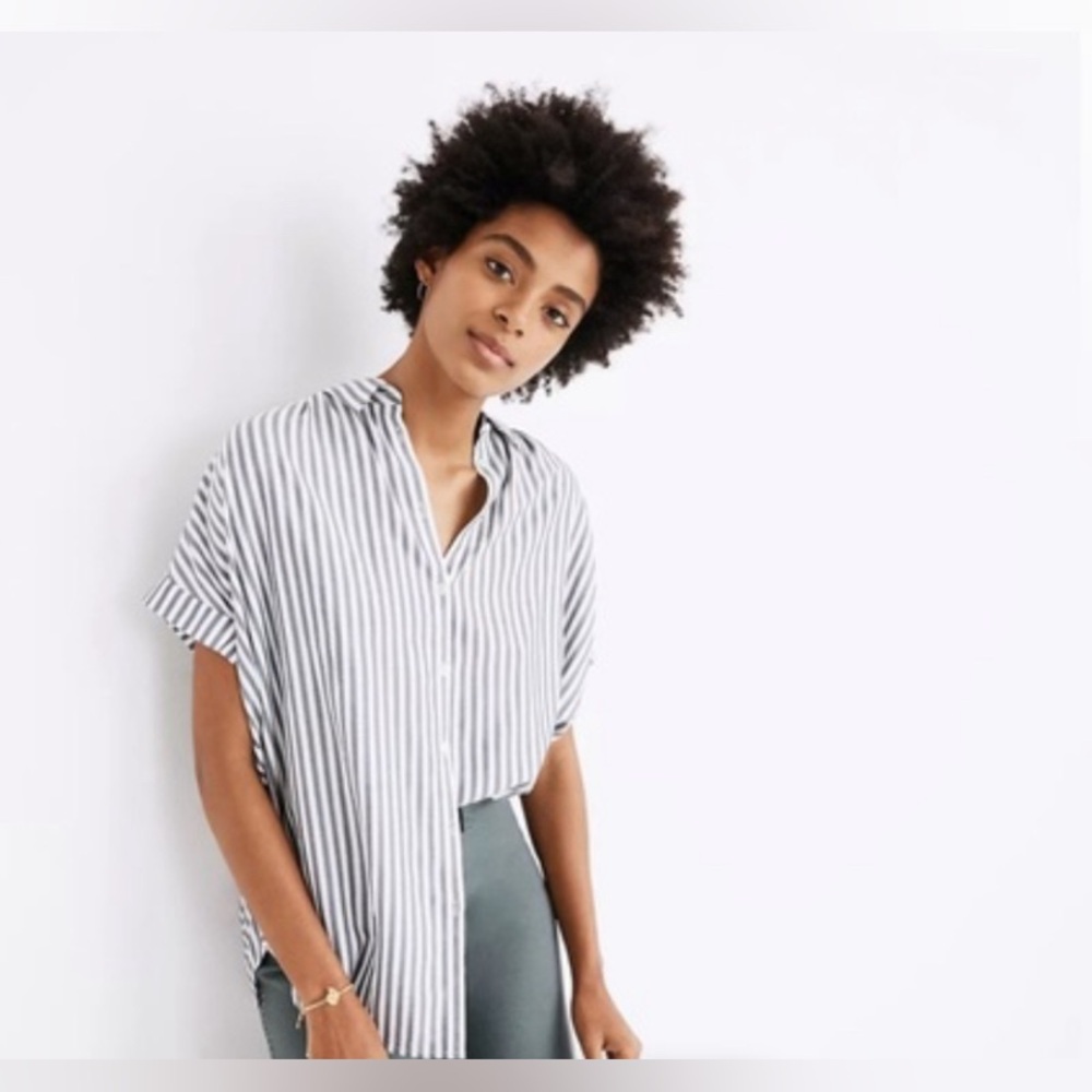 Madewell central shirt in Ballard stripe